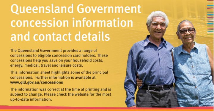Queensland Government concession information preview image